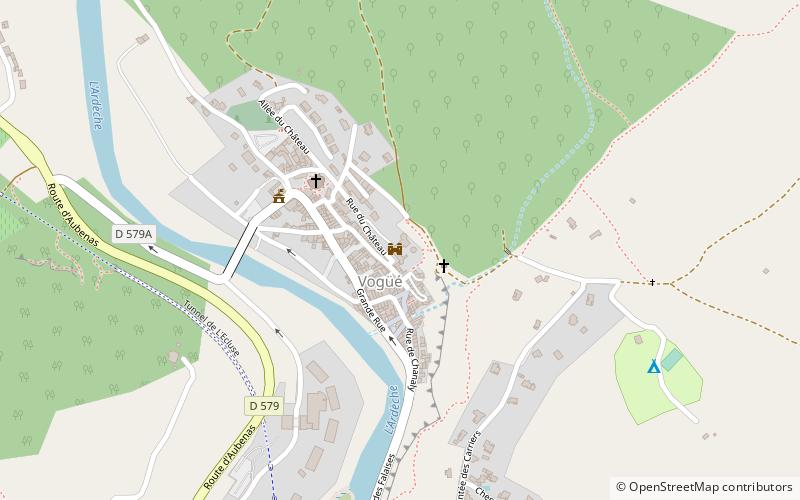 Château de Vogüé location map