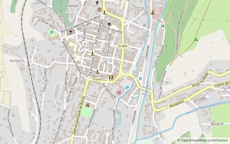 Porte du Thérond location map