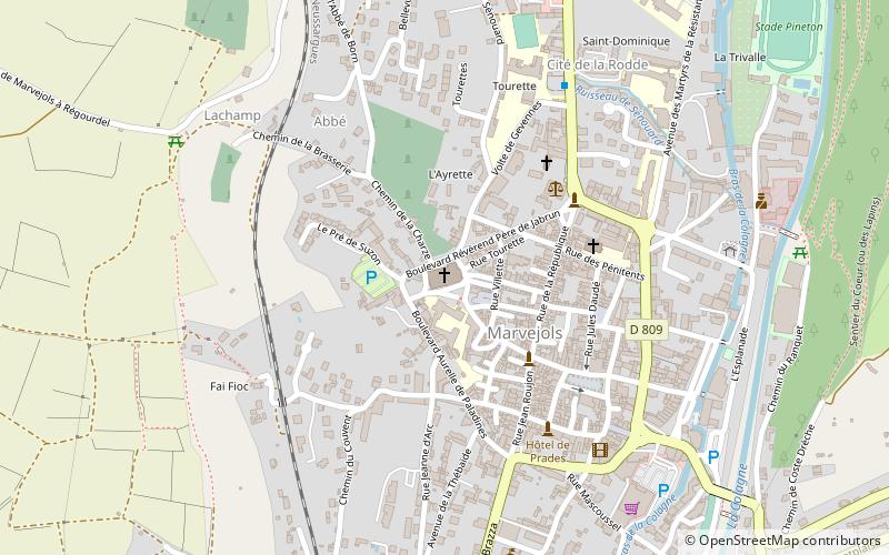 Collégiale Notre-Dame-de-la-Carce de Marvejols location map