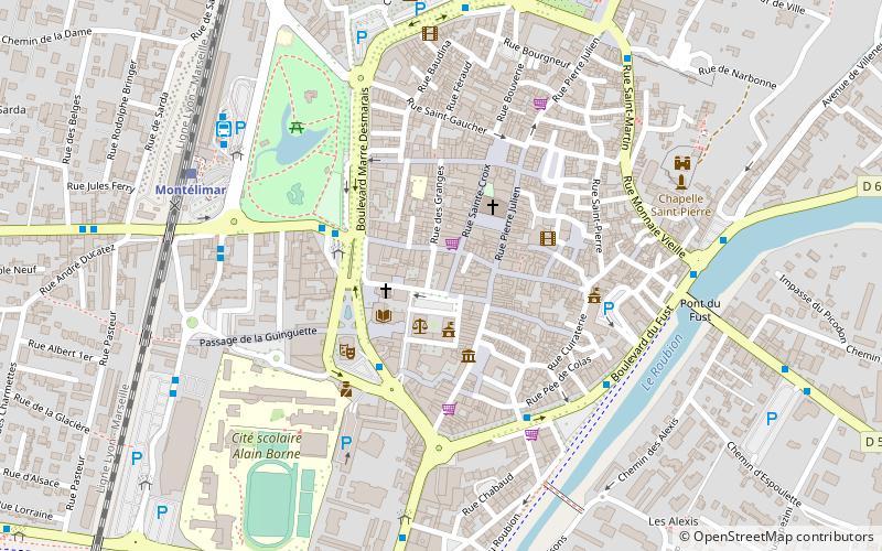 Hôtel du Puy-Montbrun location map