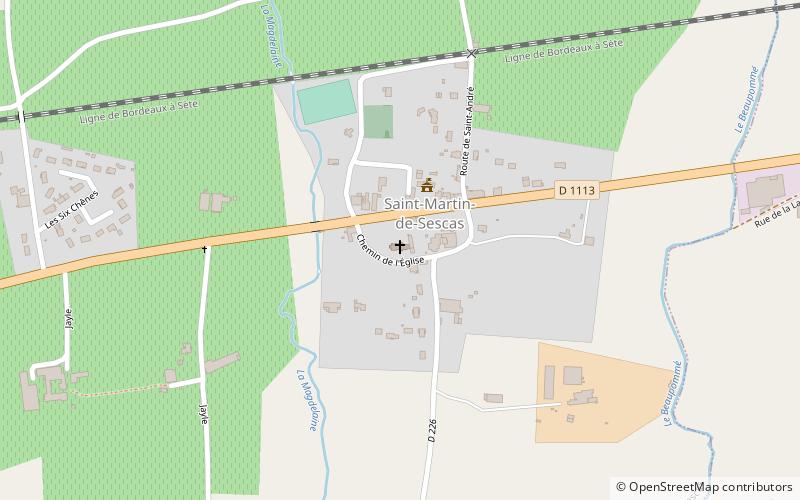 Église prieuriale Saint-Martin location map