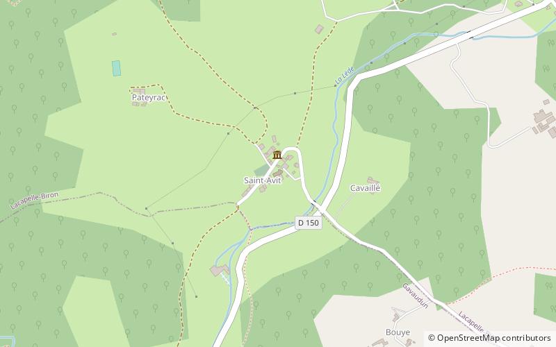 Église Saint-Avit location map