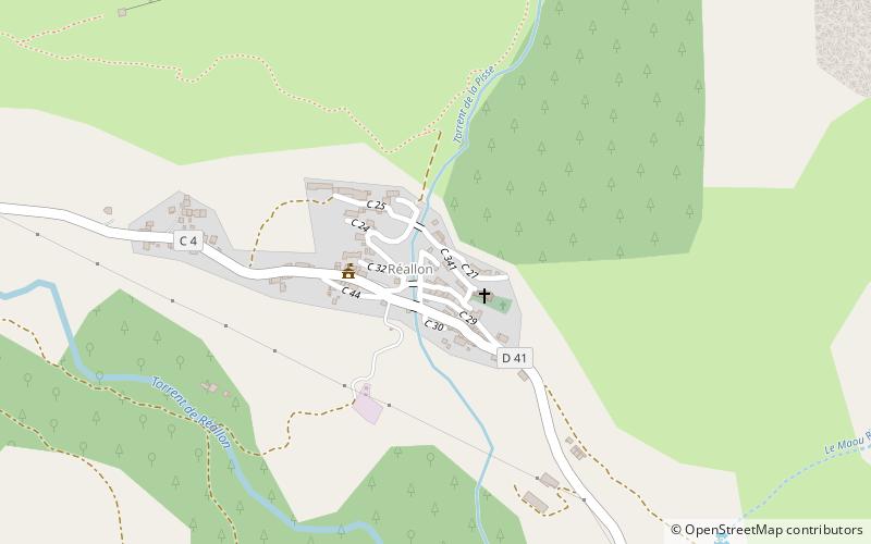 Réallon location map