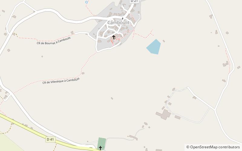 Camboulit location map