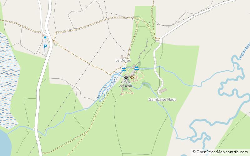 Cascade du Déroc location map