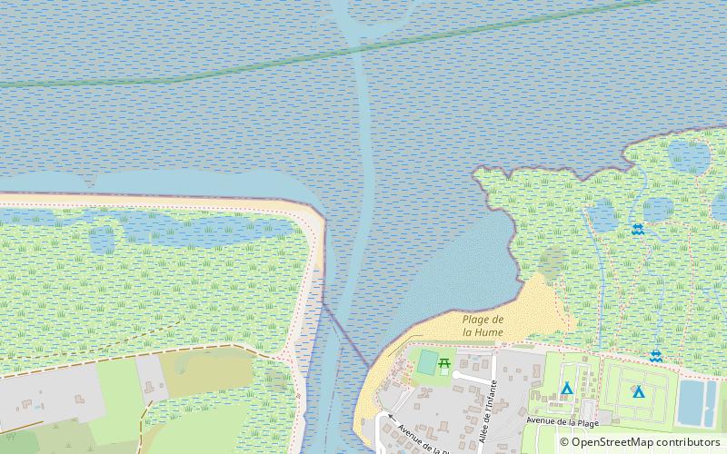 Canal des Landes location map