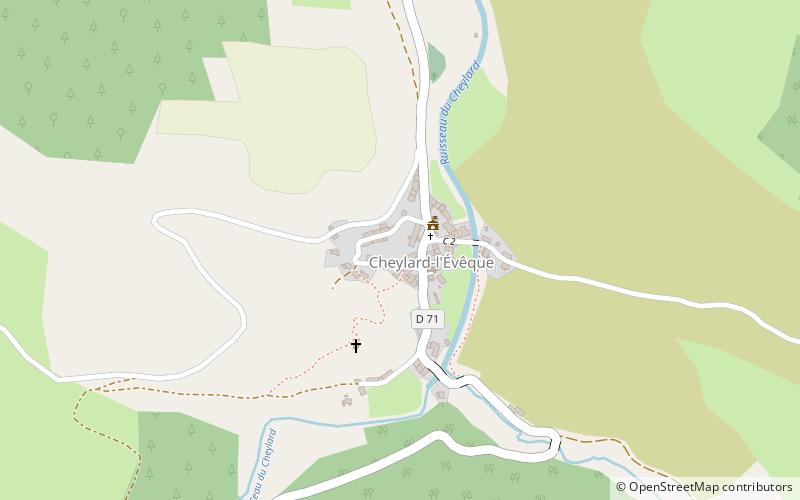 Cheylard-l’Evêque location map