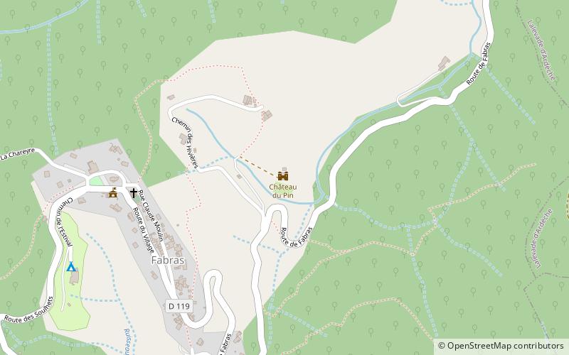 Château du Pin location map