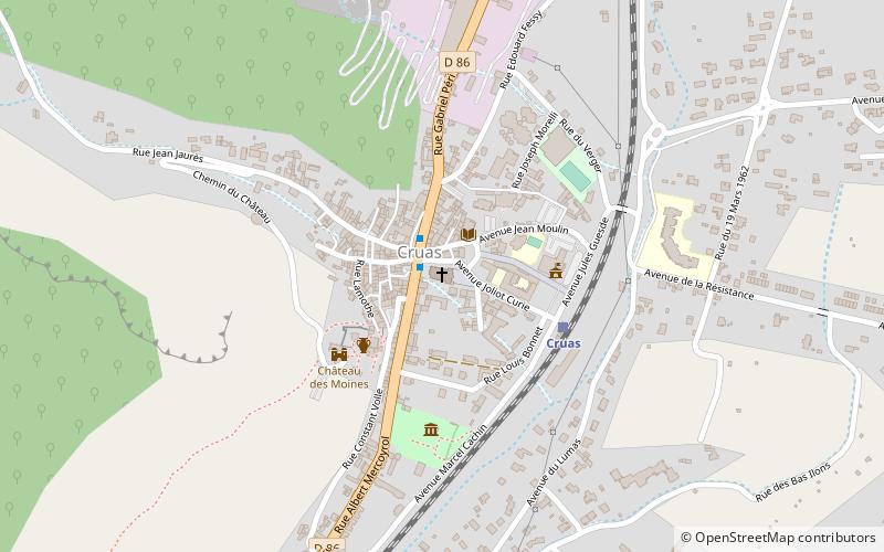 Abbatiale Sainte-Marie de Cruas location map