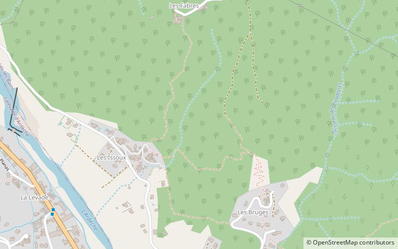 Lalevade-d'Ardèche location map