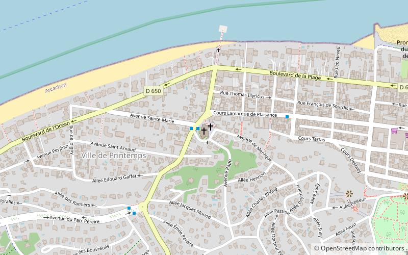 Our Lady of Arcachon location map