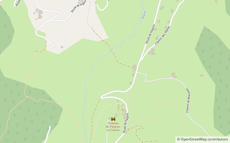 Piégros-la-Clastre location map