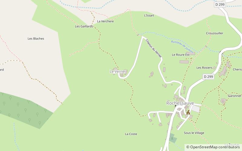 Rochessauve location map