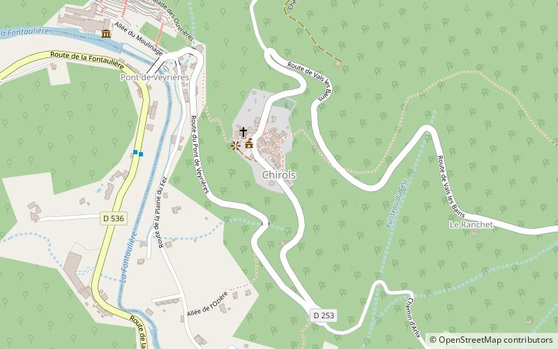 Chirols location map