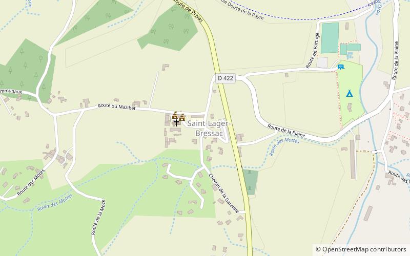 Saint-Lager-Bressac location map