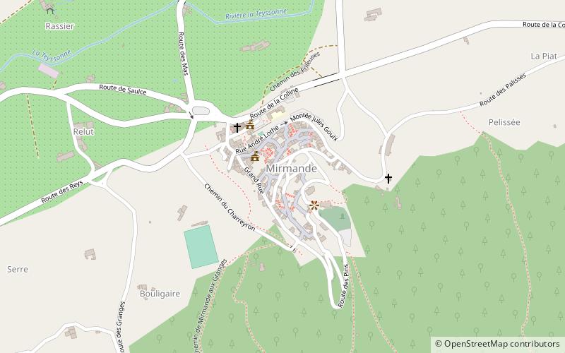 Mirmande location map