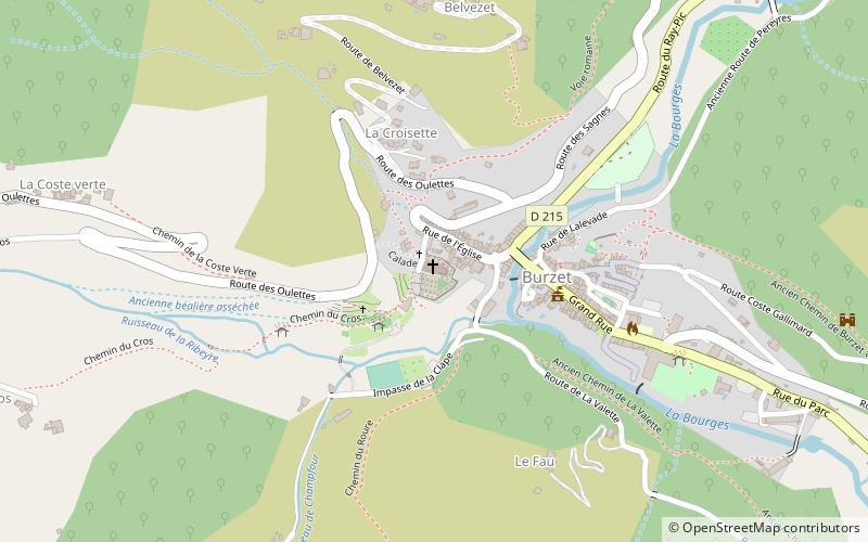 Église Saint-André de Burzet location map