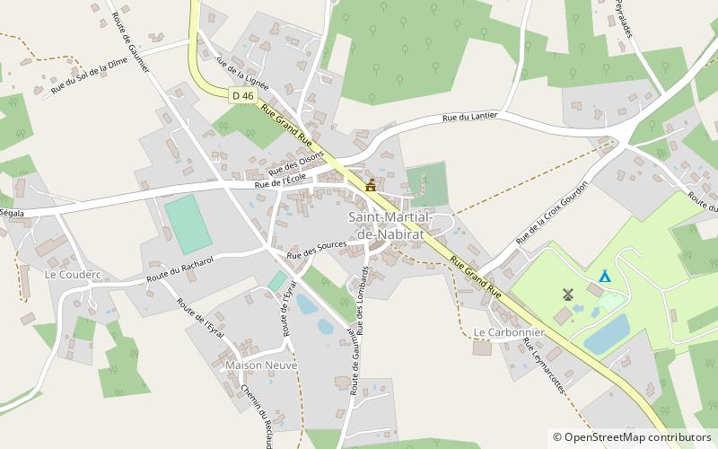 Saint-Martial-de-Nabirat location map