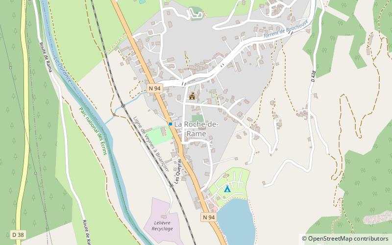 La Roche-de-Rame location map