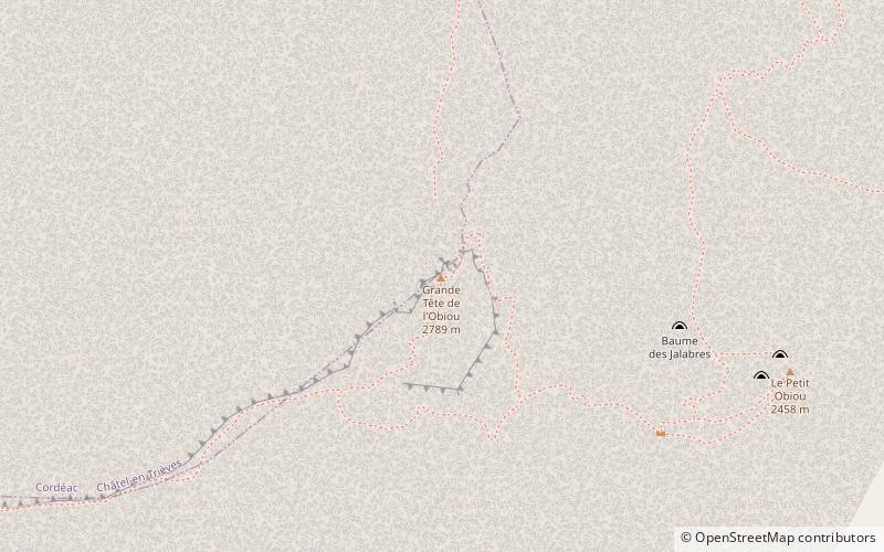 Grande Tête de l’Obiou location map