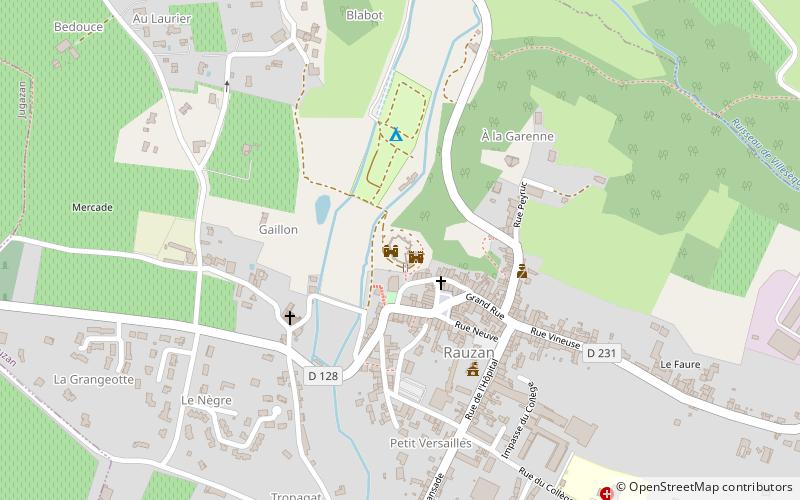 Château de Rauzan location map