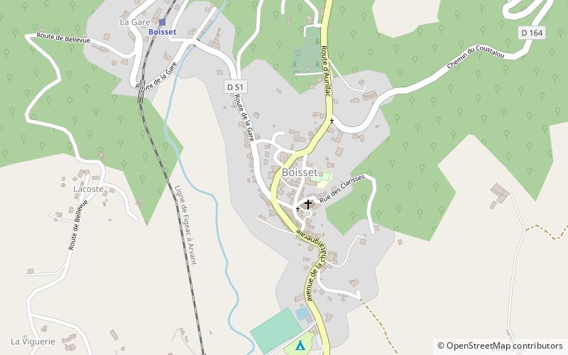Boisset location map