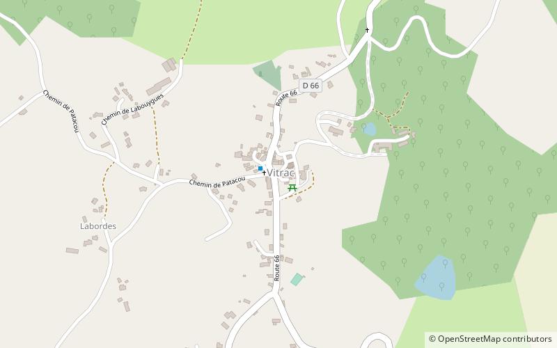 Vitrac location map