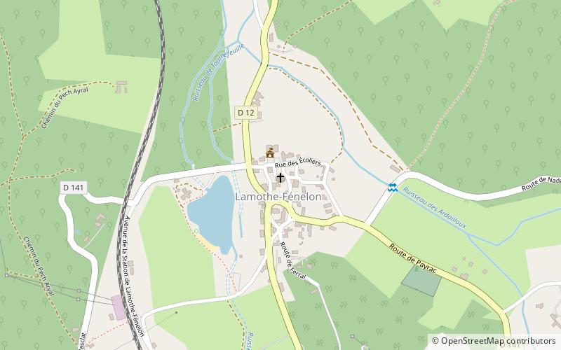 Église Saint-Sixte de Lamothe-Fénelon location map