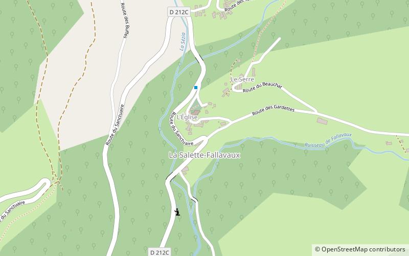 La Salette-Fallavaux location map