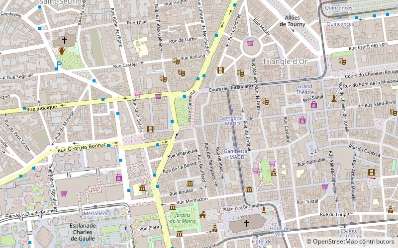 Rue Porte Dijeaux location map