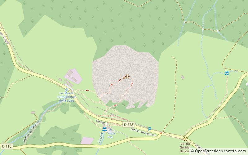 Mont Gerbier de Jonc location map