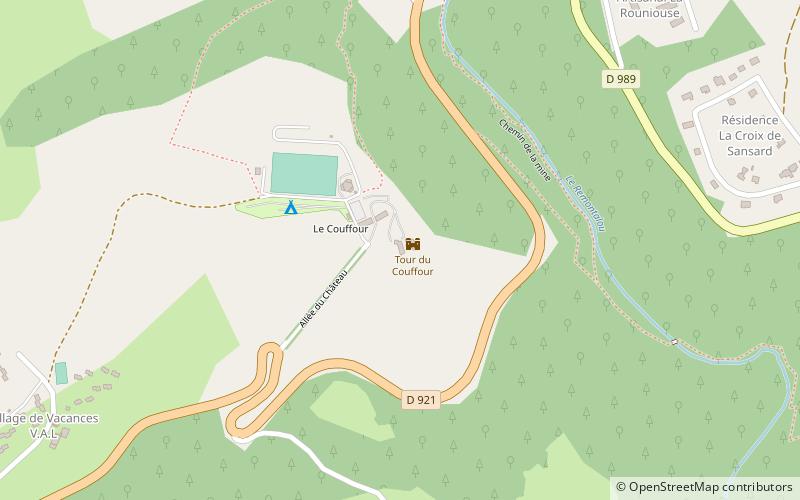 Château de Couffour location map