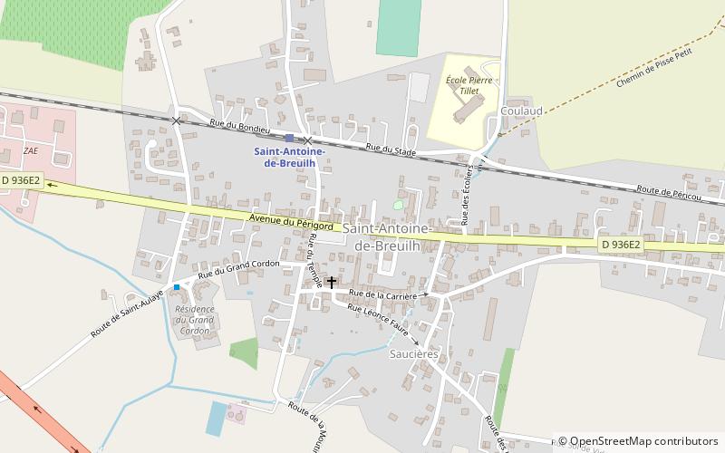Saint-Antoine-de-Breuilh location map