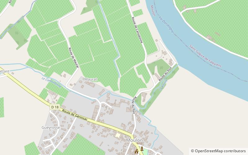 Moulon location map