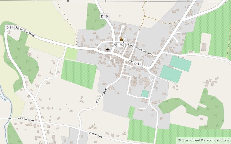 Vélines location map