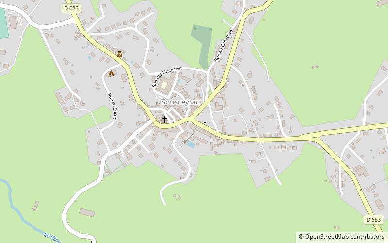 Sousceyrac location map