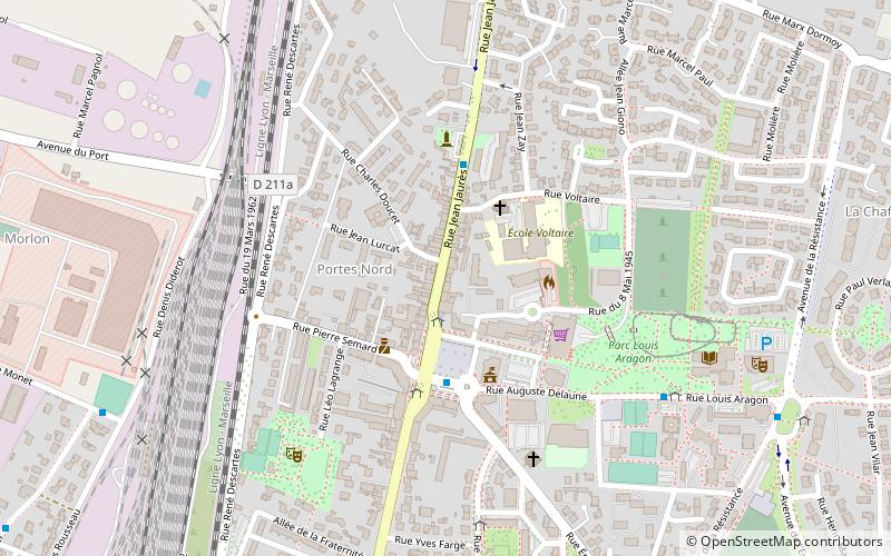 Portes-lès-Valence location map