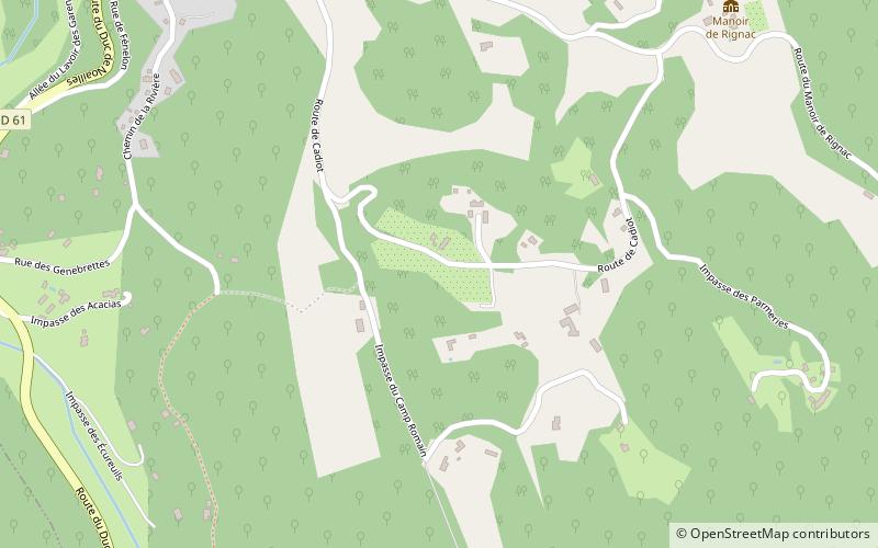 Les Jardins de Cadiot location map