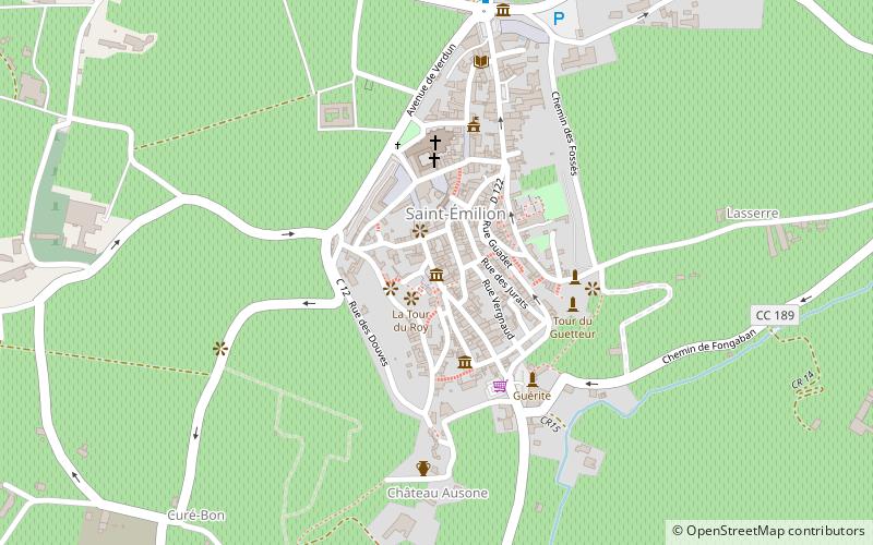 les lavoirs saint emilion location map