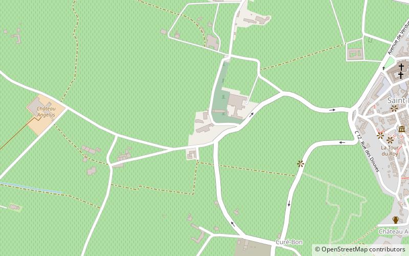 chateau beausejour duffau lagarrosse saint emilion location map
