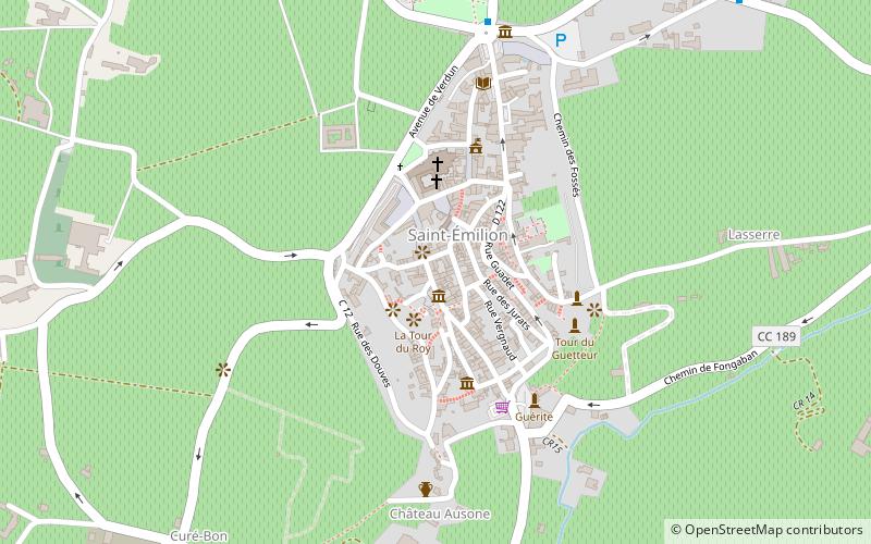 artisans createurs a saint emilion saint emilion location map