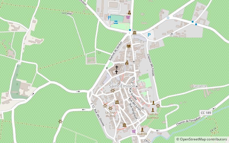 Cloître location map