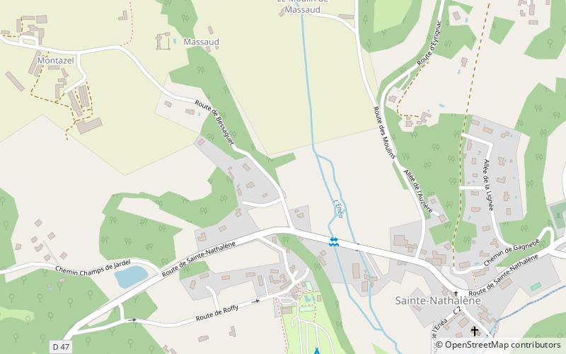 Sainte-Nathalène location map