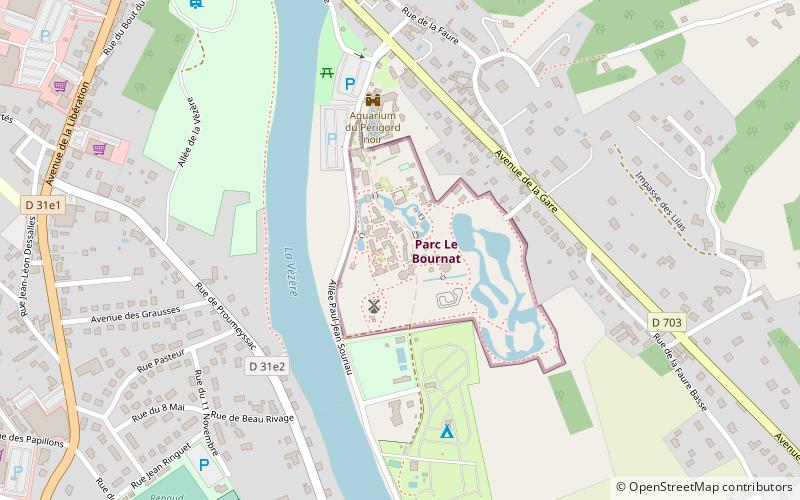 Le Bournat location map