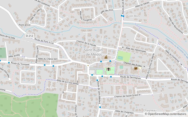 Saint-Aubin-de-Médoc location map