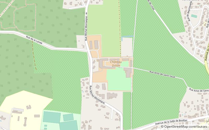 Château Dillon location map