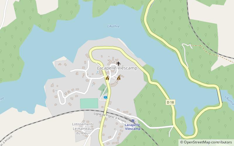 Lacapelle-Viescamp location map