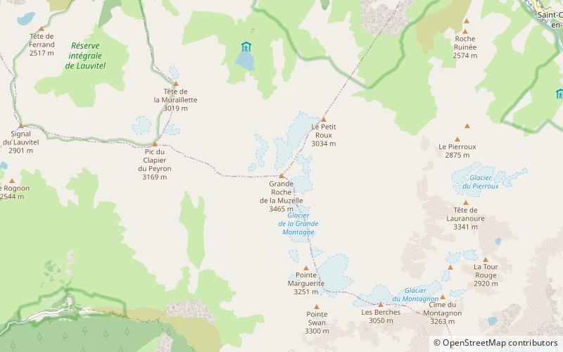 Roche de la Muzelle location map