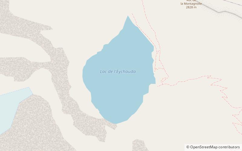 Lac de l'Eychauda location map