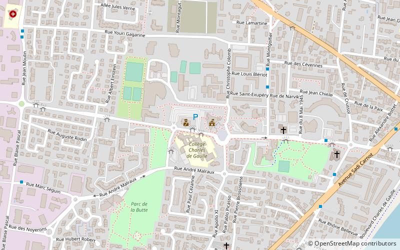 Guilherand-Granges location map